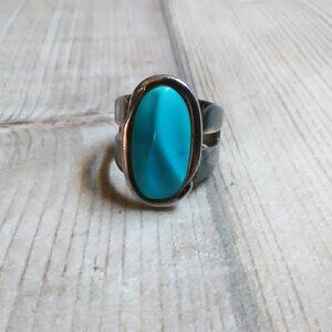 DTR 925 ring - turquoise color stone